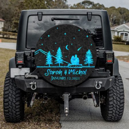 Couple Camping Partner For Life Car Spare Tire Cover Gift For Campers - Jeep Tire Covers