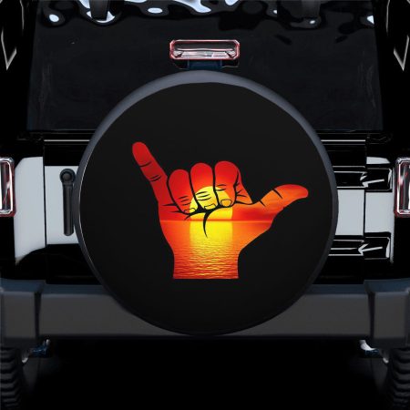 Shaka Beach Sunset Spare Tire Covers Gift For Campers - Jeep Tire Covers