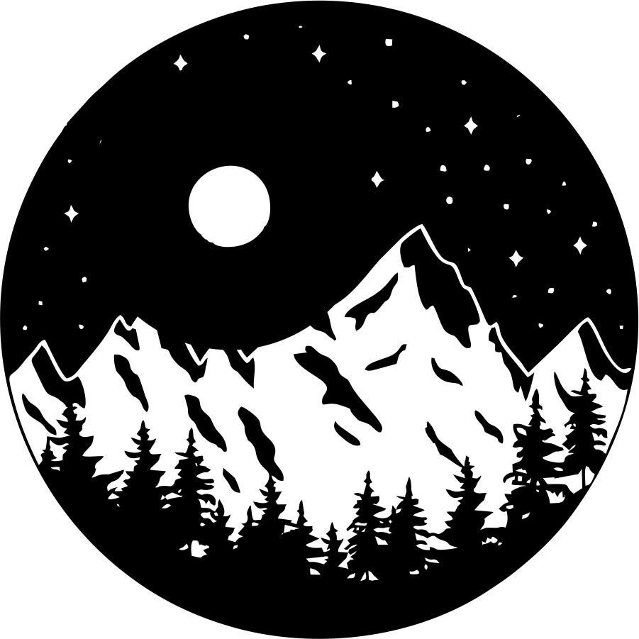 starry-night-in-the-mountain-moon-light-spare-tire-cover