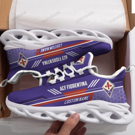 [Personalized Name] ACF Fiorentina Max Soul Sneakers Running Sports Shoes For Men Women Football Fan Football Fan