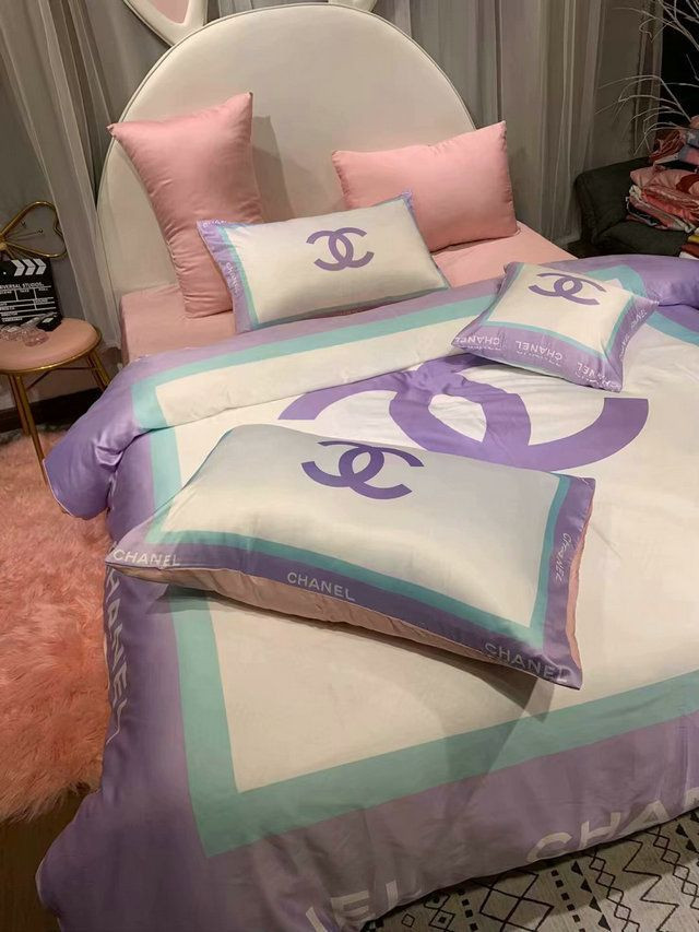 Luxury Cn Chanel Bedding Sets Duvet Cover Bedroom Luxury Brand Bedding Bedroom
