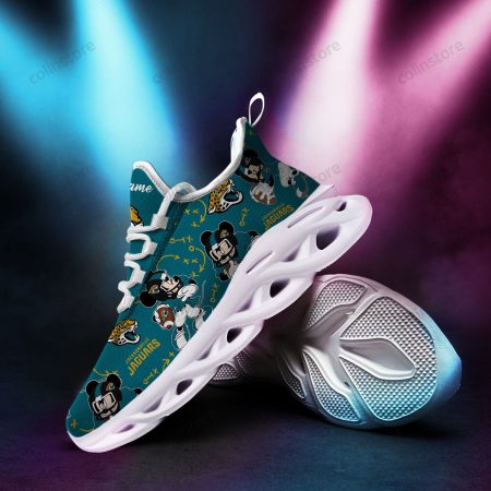 Jacksonville Jaguars Mickey Custom Personalized Max Soul Sneakers Running Sports Shoes For Men Women