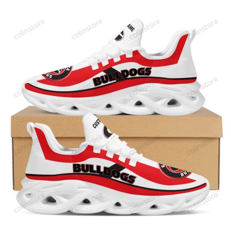 Georgia Bulldogs  Football Team  Custom Personalized With Name Max Soul Sneakers Running Sports Shoes For Men Women