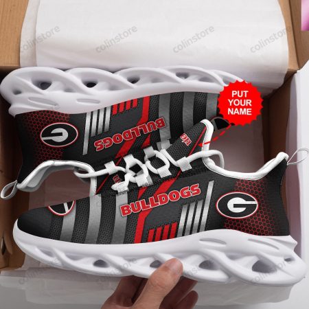 Georgia Bulldogs Custom Personalized Max Soul Sneakers Running Sports Shoes For Men Women