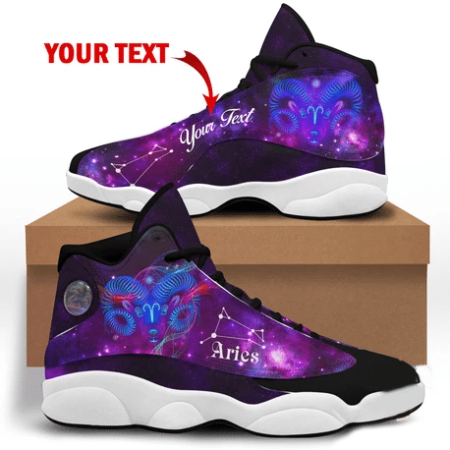 [Personalized Name] Aries Zodiac Personalized for lover  Shoes Air Jordan 13 SHOES  men and women