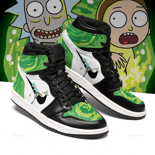 Rick And Morty Air Jordan Sneakers