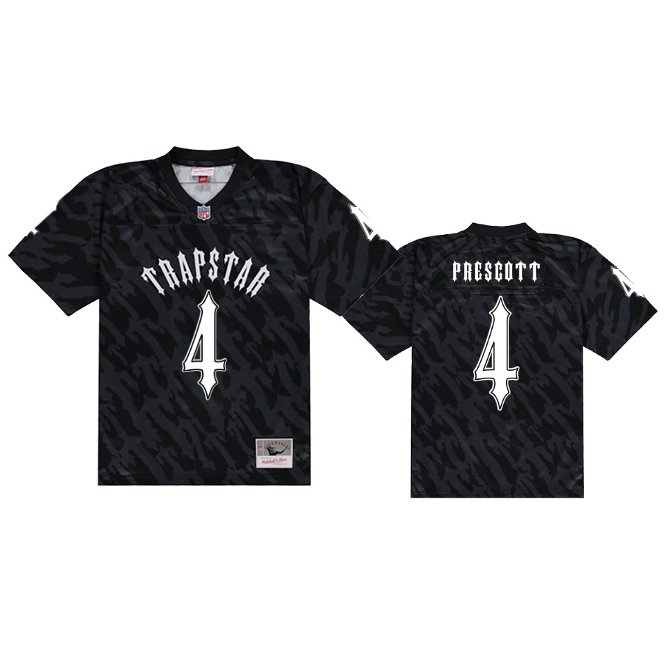 Cowboys Dak Prescott Trapstar Black Jersey